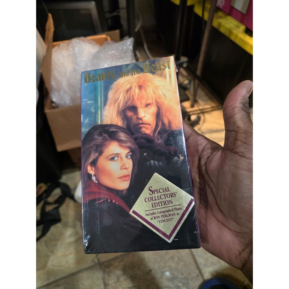 Beauty And The Beast VHS Factory Sealed Special Collectors Edition Ron Perlman